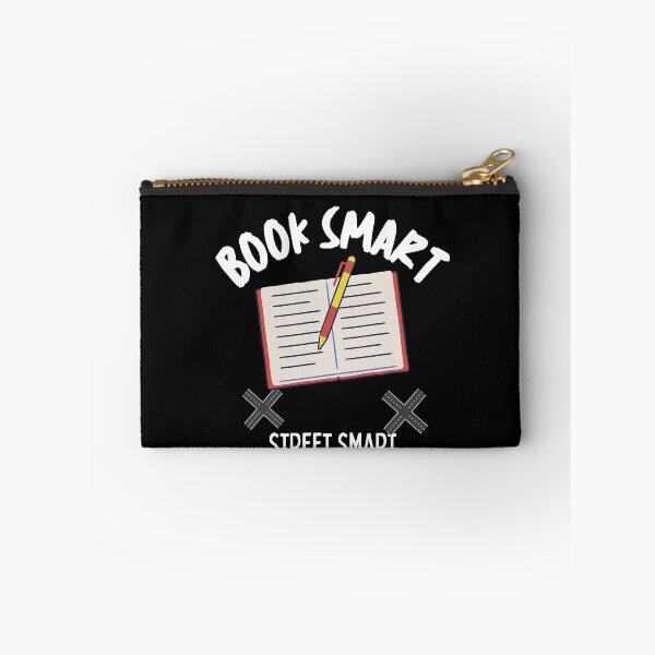 Item preview, Book Smart Street Smart funny saying designed and sold by Aestheticlanart.