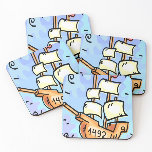 Item preview, 1492 Sticker  designed and sold by The Happiness Market .