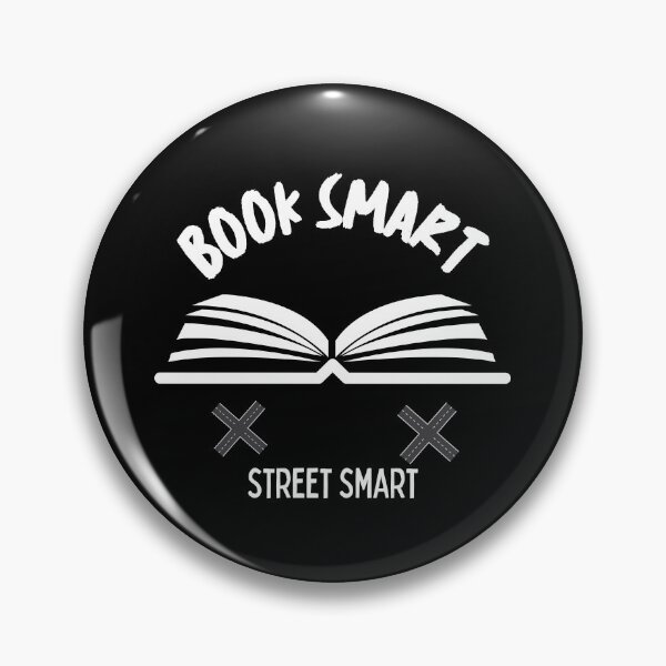 Item preview, Book Smart Street Smart quotes designed and sold by Aestheticlanart.