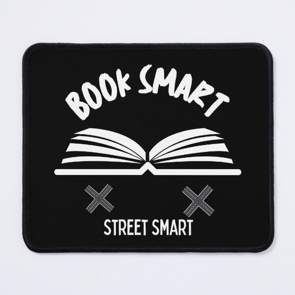 Item preview, Book Smart Street Smart quotes designed and sold by Aestheticlanart.