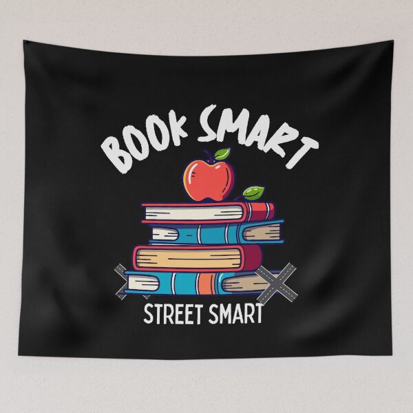 Item preview, Book Smart Street Smart illustration designed and sold by Aestheticlanart.