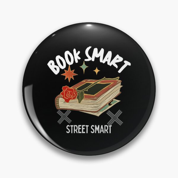 Item preview, Book Smart Street Smart funny designed and sold by Aestheticlanart.