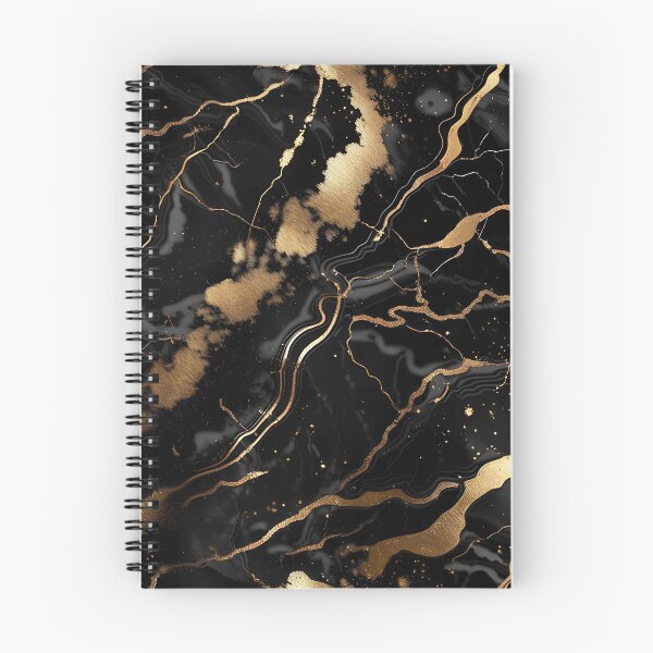 Item preview, Abstract Black Marble with Veins of Gold designed and sold by BirdsnStuff.