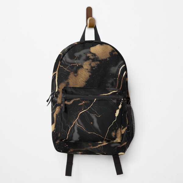 Item preview, Abstract Black Marble with Veins of Gold designed and sold by BirdsnStuff.