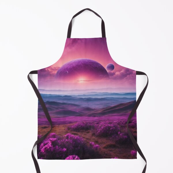 Item preview, Alien Dreamscape - Purple Skies and Blooming Hills #1 designed and sold by Electric-Easel.