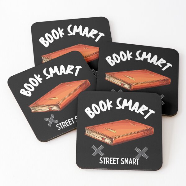 Item preview, Book Smart Street Smart sayings designed and sold by Aestheticlanart.