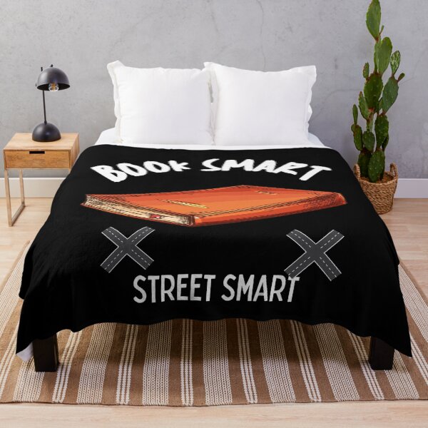 Item preview, Book Smart Street Smart sayings designed and sold by Aestheticlanart.
