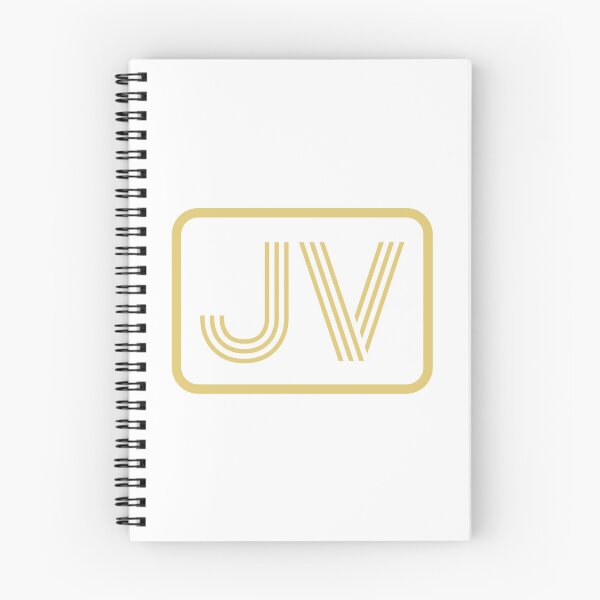 Item preview, JV Initials Gold Geometric Letters designed and sold by Jeallan Designs.
