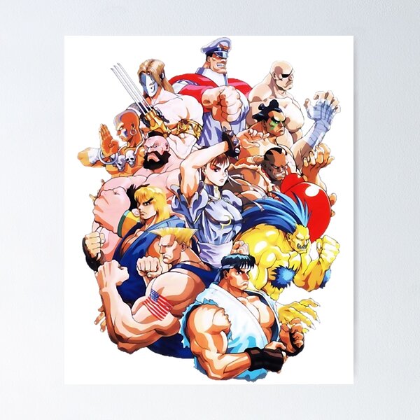 Ryu Street Fighter Design (1) Poster for Sale by GilliamPoundC