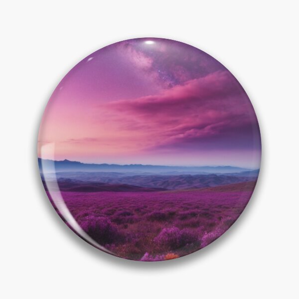 Item preview, Alien Dreamscape - Purple Skies and Blooming Hills #2 designed and sold by Electric-Easel.
