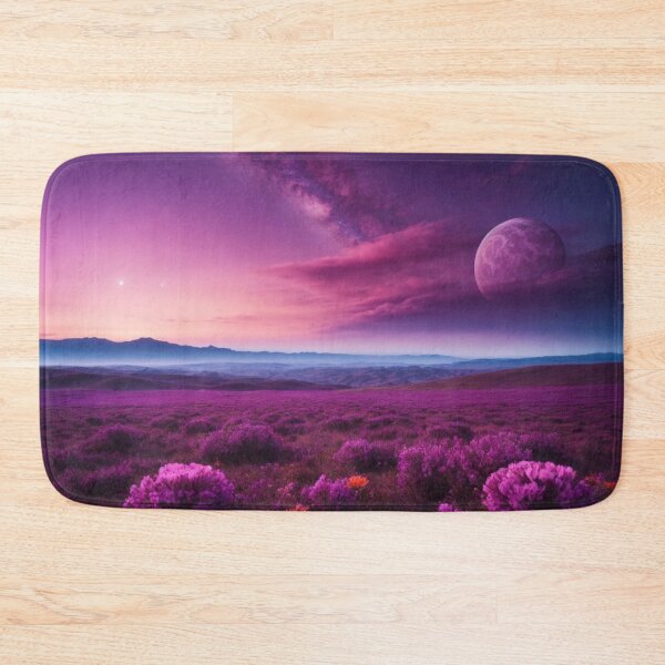 Item preview, Alien Dreamscape - Purple Skies and Blooming Hills #2 designed and sold by Electric-Easel.