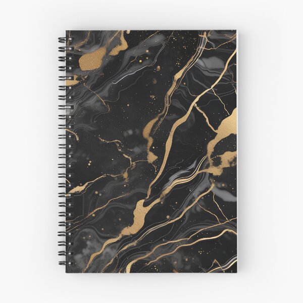 Item preview, Abstract Black Marble with Veins of Gold designed and sold by BirdsnStuff.