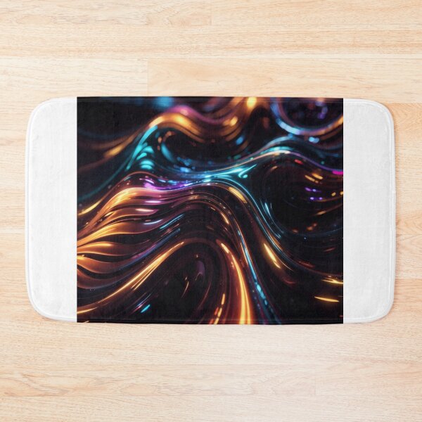 Item preview, Radiant Rhythms: Abstract Glowing Waves designed and sold by irosh madushan.