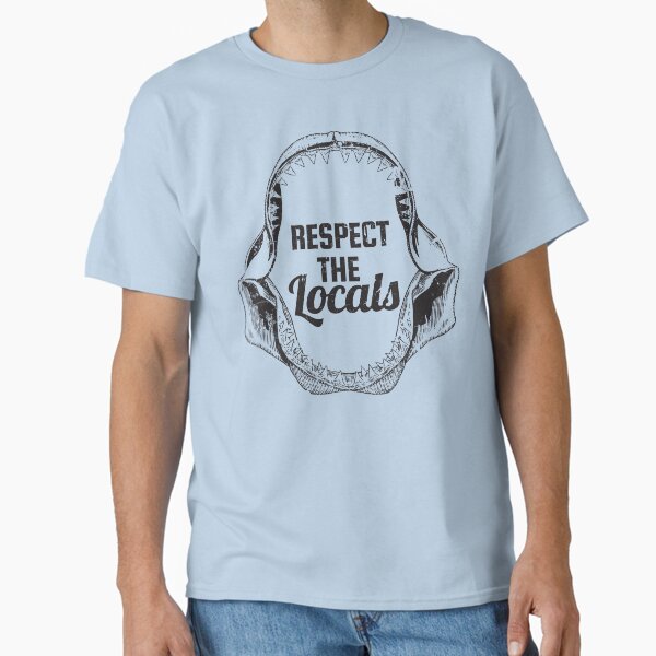 Item preview, Respect The Locals Shark Jaw Vintage Distressed Style Shark  designed and sold by banwa.