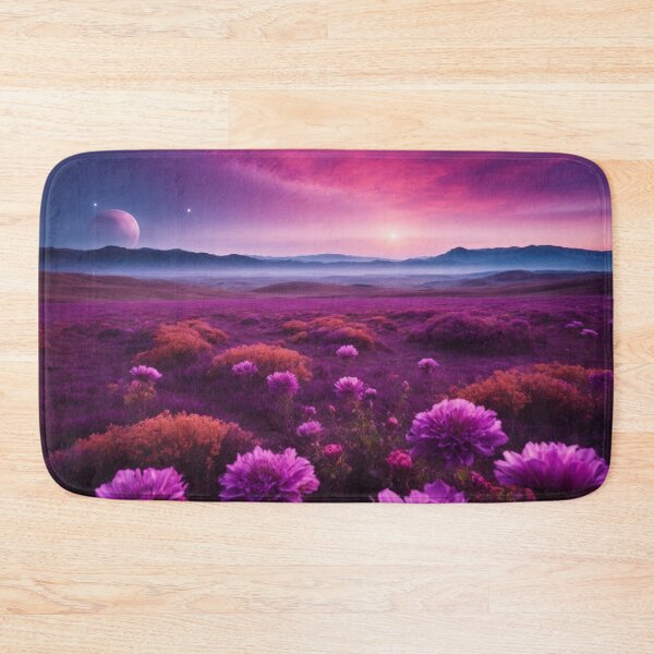 Item preview, Alien Dreamscape - Purple Skies and Blooming Hills #3 designed and sold by Electric-Easel.