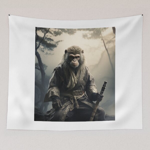 Item preview, Japanese macaque samurai designed and sold by Jaro90.