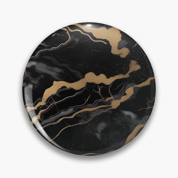 Item preview, Abstract Black Marble with Veins of Gold designed and sold by BirdsnStuff.