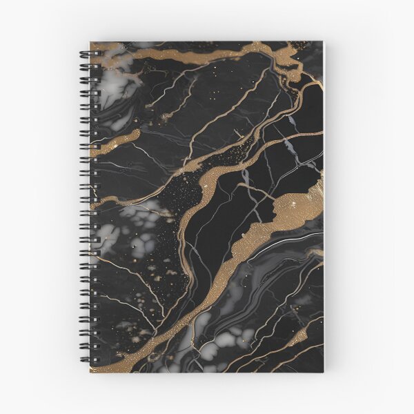 Item preview, Abstract Black Marble with Veins of Gold designed and sold by BirdsnStuff.