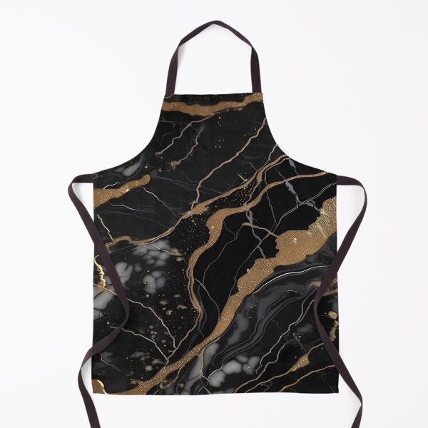 Item preview, Abstract Black Marble with Veins of Gold designed and sold by BirdsnStuff.