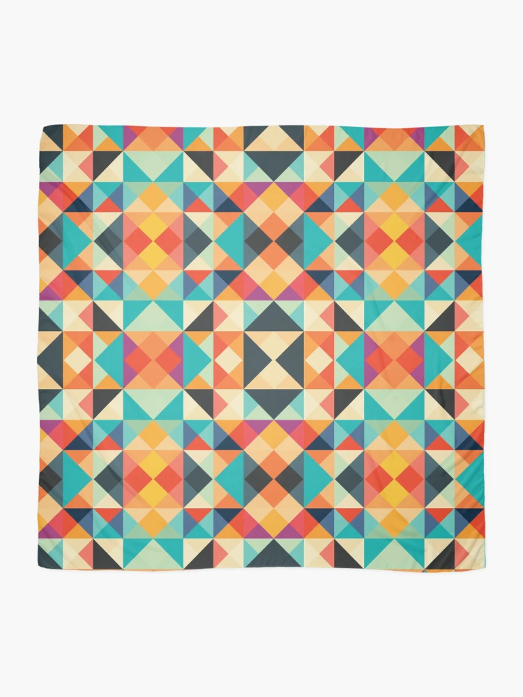 Thumbnail 2 of 3, Scarf, Geometric Pattern designed and sold by MagicColorPrint.