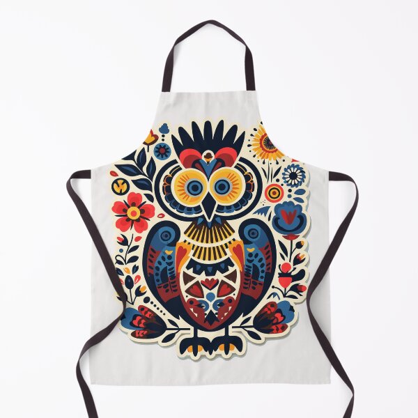 Item preview, Owl Polish Folk Art designed and sold by ImprintMage.