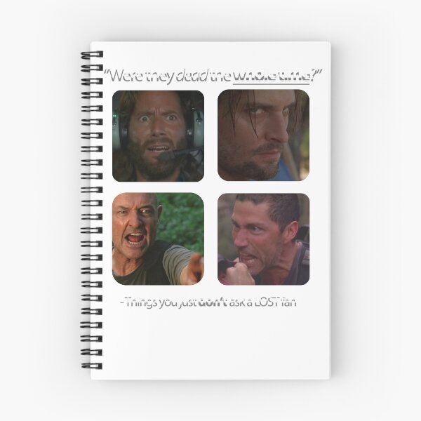 Item preview, "Were they dead the whole time?" - Things You Don't Ask A LOST Fan designed and sold by Lostees.