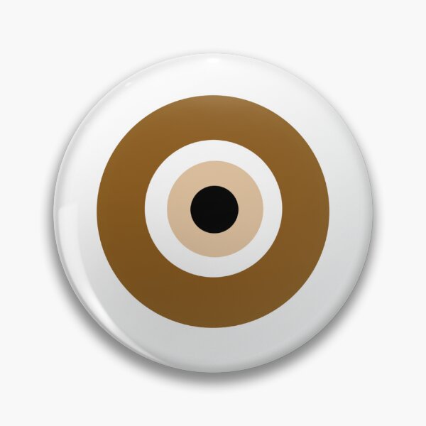 Item preview, brown evil eye  designed and sold by penguinJ159.