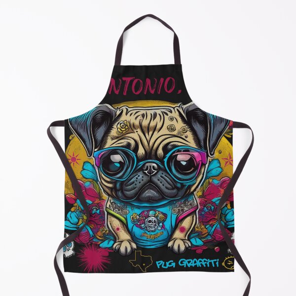 Item preview, Pug Skull Candy 2 SAN ANTONIO TEXAS designed and sold by RedBluffTraders.