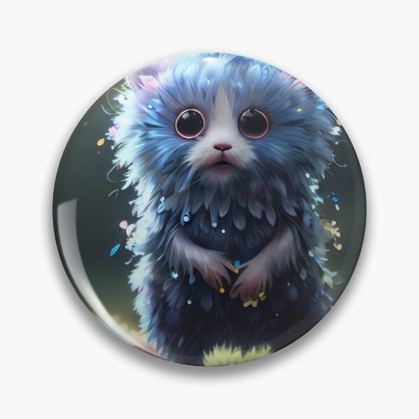 Item preview, Blue Bliss: Whimsical Spirit Creature designed and sold by irosh madushan.
