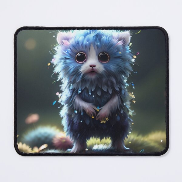 Item preview, Blue Bliss: Whimsical Spirit Creature designed and sold by irosh madushan.