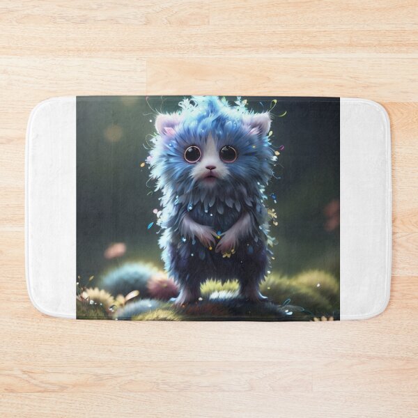 Item preview, Blue Bliss: Whimsical Spirit Creature designed and sold by irosh madushan.
