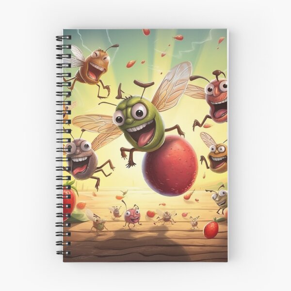 Item preview, Attack of the Killer Fruit Flies designed and sold by liana campbell.