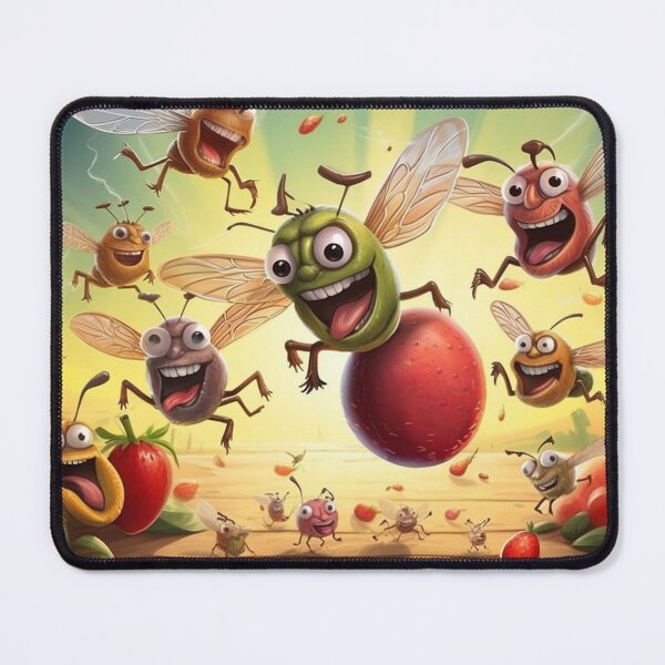 Item preview, Attack of the Killer Fruit Flies designed and sold by liana campbell.