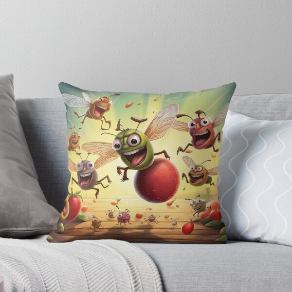 Item preview, Attack of the Killer Fruit Flies designed and sold by liana campbell.