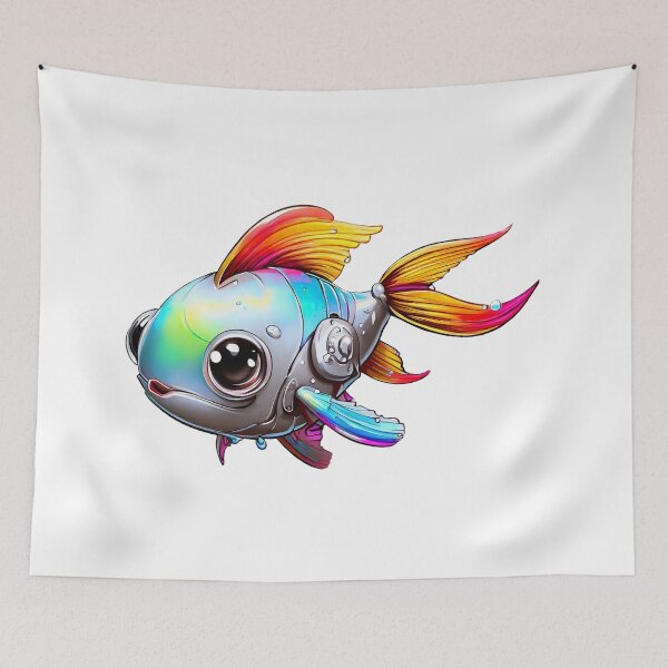 Item preview, Robo-Tropical Fish! designed and sold by kukamatsu.