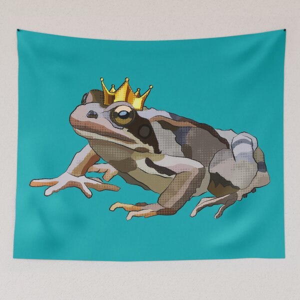 Item preview, Frog Prince - Frog King - Toad Boss designed and sold by BeeFoxTree.