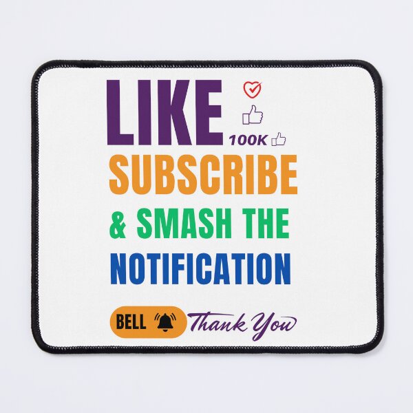 Item preview, Like subscribe & smash the notification bell my followers designed and sold by elynne9.