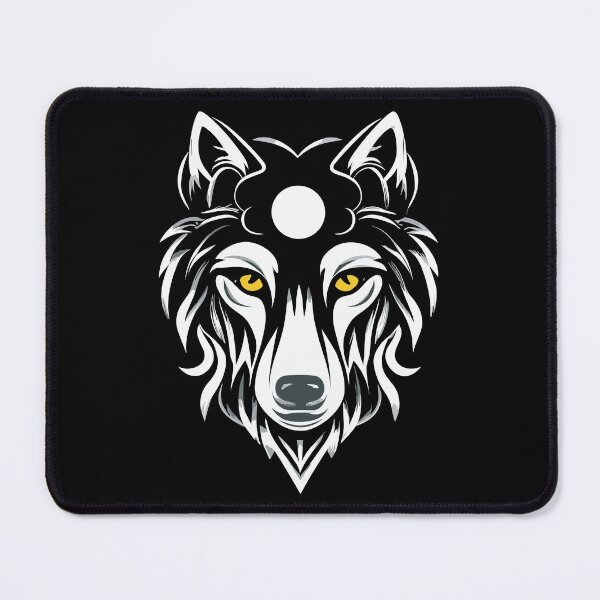 Item preview, Mystical Hindu Wolf with Yellow Eyes designed and sold by BNCH44.