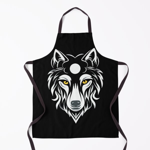 Item preview, Mystical Hindu Wolf with Yellow Eyes designed and sold by BNCH44.