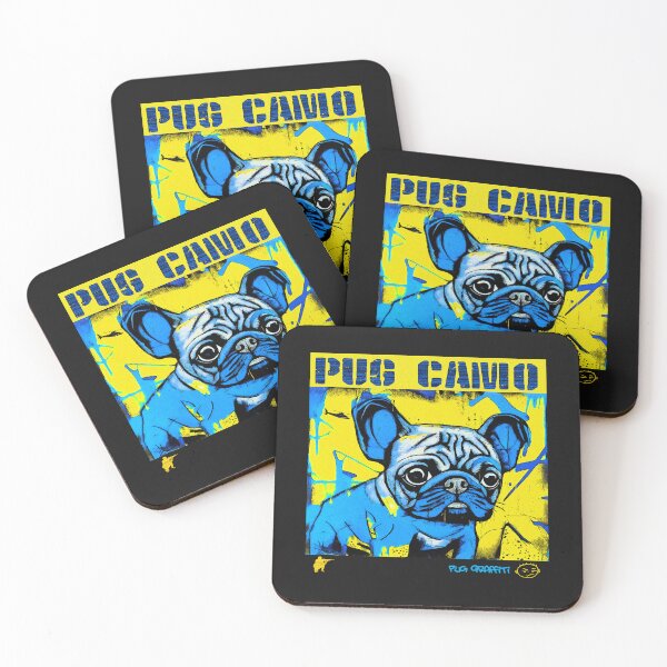 Item preview, Pug Camo 8 designed and sold by RedBluffTraders.