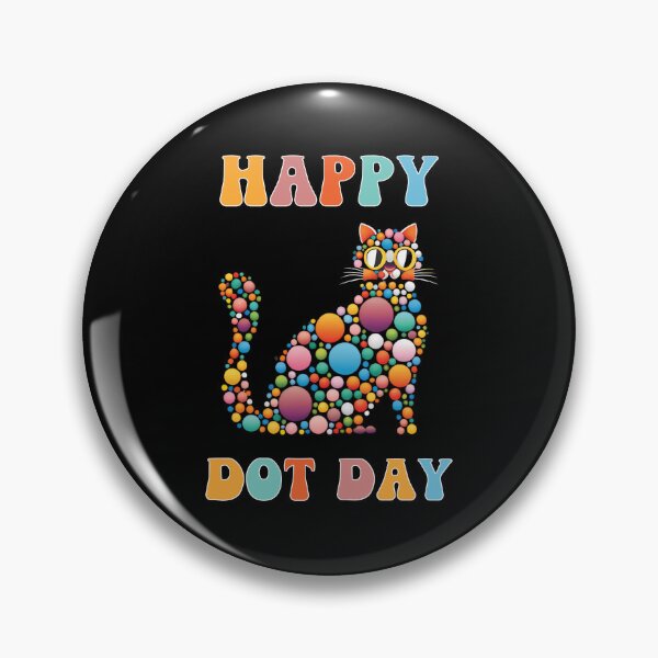 Item preview, Dot Day polka dot cat designed and sold by BuxomBabe21.