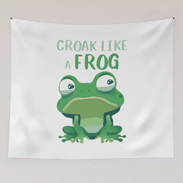 Item preview, Croak like a frog designed and sold by nongengz.