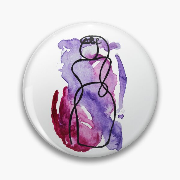 Item preview, Colorful Women: Career Girl Line Drawing designed and sold by ThespisMedia.