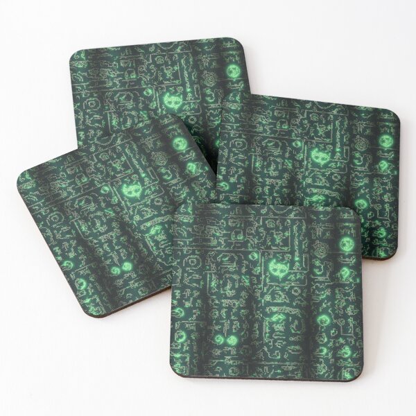 Item preview, Monochromatic Alien Glyphs Pattern #3 designed and sold by Electric-Easel.