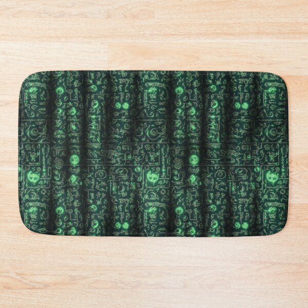 Item preview, Monochromatic Alien Glyphs Pattern #3 designed and sold by Electric-Easel.