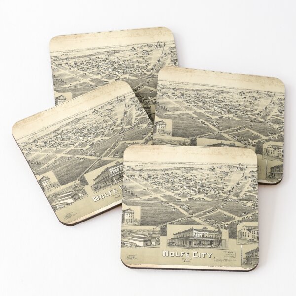 Item preview, Wolfe City, Texas (1891) designed and sold by allhistory.