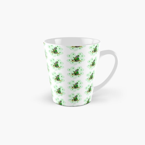 Aperçu de l'œuvre Leprechaun Hippo Clover Le jour de la Saint Patrick Pot d'or créée et vendue par Hippogal.
