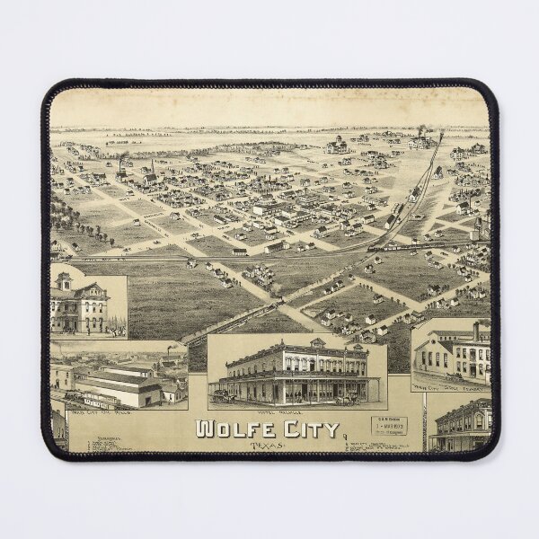 Item preview, Wolfe City, Texas (1891) designed and sold by allhistory.