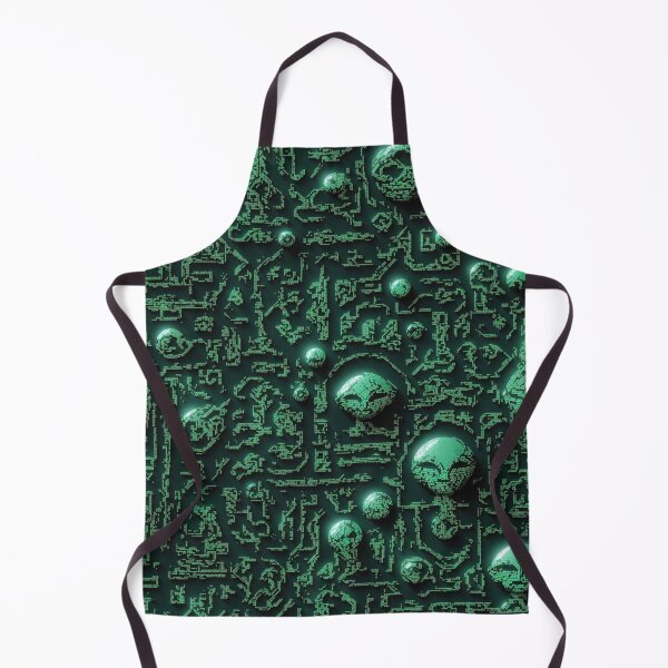Item preview, Monochromatic Alien Glyphs Pattern #4 designed and sold by Electric-Easel.