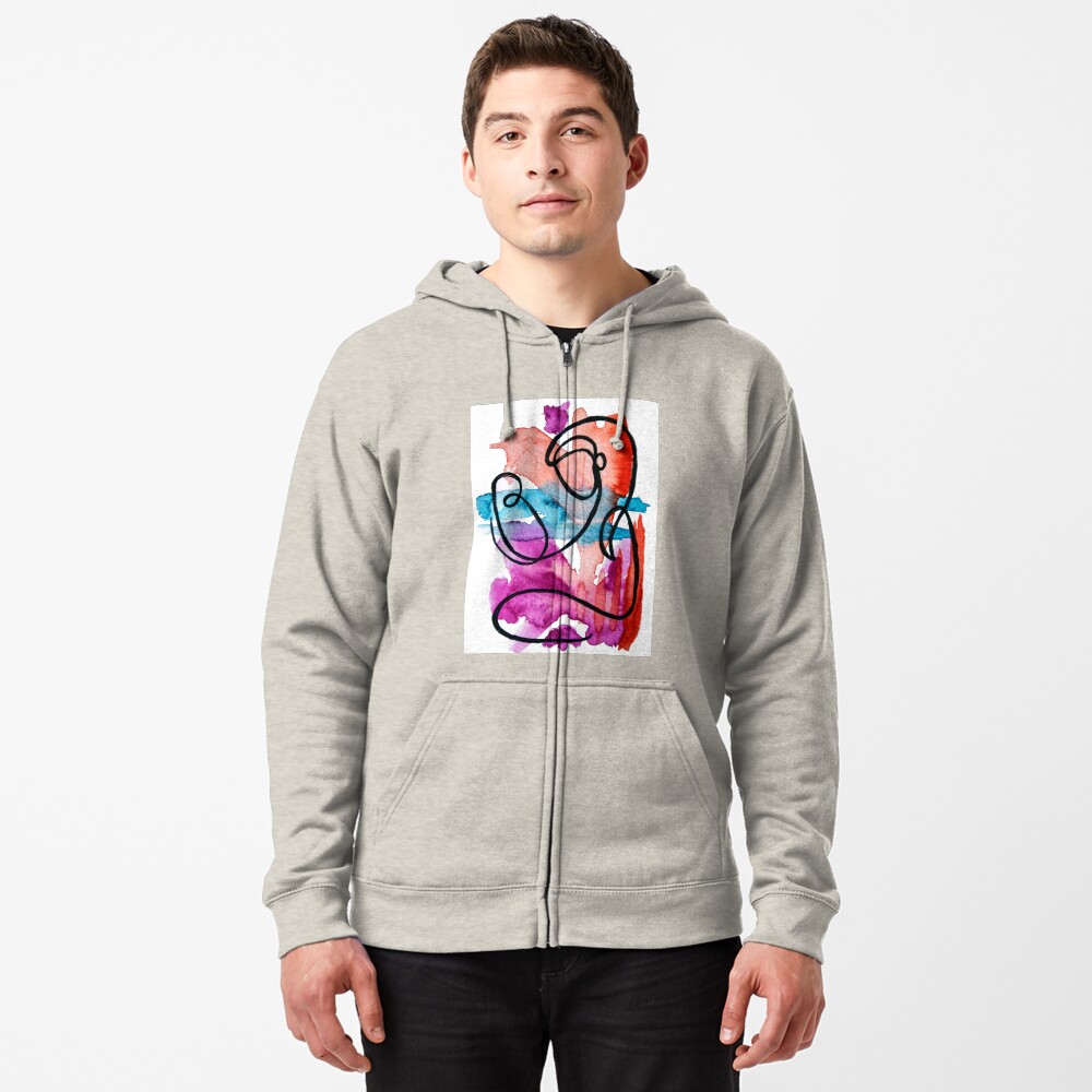 Item preview, Zipped Hoodie designed and sold by ThespisMedia.